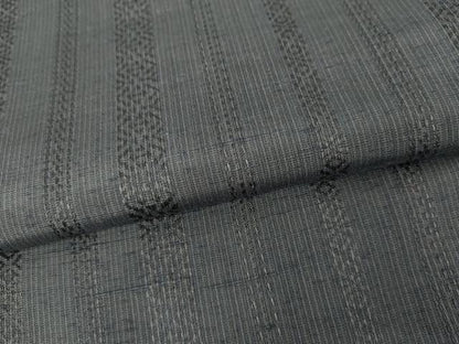 平和屋着物●博多織 黒田紬 吉祥間道 正絹 逸品 AABG2725cs