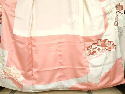 平和屋着物●豪華振袖 立波吉祥松文 暈し染め 金銀彩 正絹 逸品 AABG2733cs