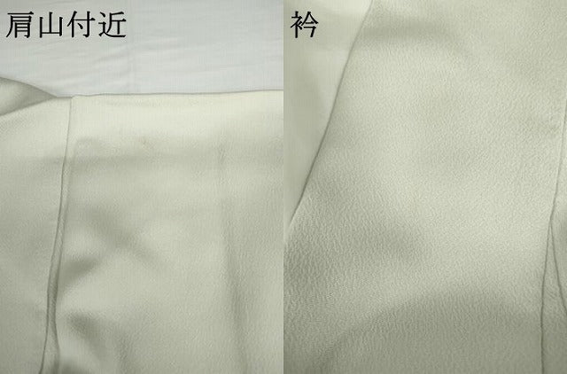 平和屋着物●人間国宝・羽田登喜男 色留袖 風景樹林松文 正絹 逸品 AABG2744cs