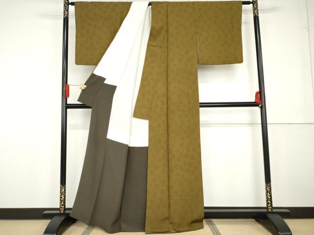 平和屋着物●重要無形文化財 人間国宝 中村勇二郎 江戸小紋 雲中供養 正絹 逸品 AABG2755cs