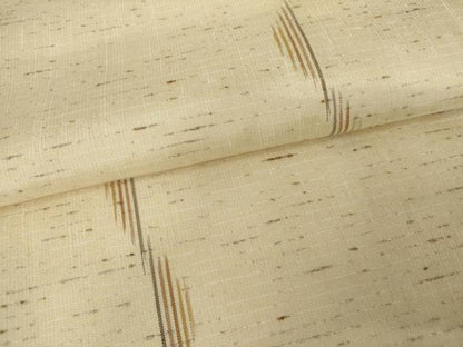 平和屋着物●ぜんまい紬 幾何学文様 正絹 逸品 AABG2756cs