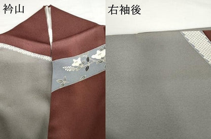 平和屋着物●京友禅作家　外池雅峰　訪問着　駒刺繍　立波吉祥花文　正絹　逸品　AABG2782cs