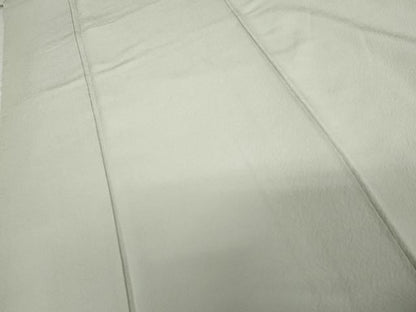 平和屋着物●上質な色無地 紋意匠 白緑色 正絹 逸品 未使用 AABG2791cs