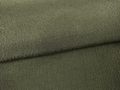 平和屋着物●上質な色無地 青鈍色 鬼しぼ縮緬 正絹 逸品 AABG2795cs