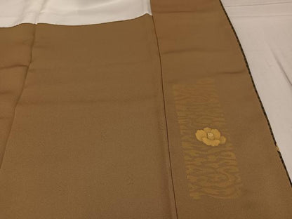 平和屋着物●東京友禅　菅有鬼一　訪問着　花間道　正絹　逸品　AABG2819ph
