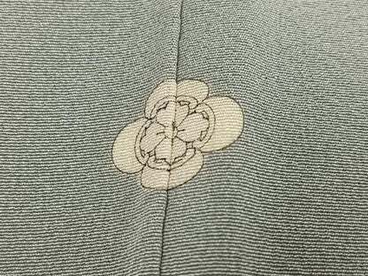 平和屋着物●加賀友禅の巨匠　初代　由水十久　訪問着　中国三大刺繍　相良刺繍　花喰い鳥　金糸　正絹　逸品　AABG2823ph