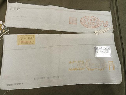 平和屋着物●訪問着　草花文　丹後ちりめん　反端付き　正絹　逸品　AABG2825ph