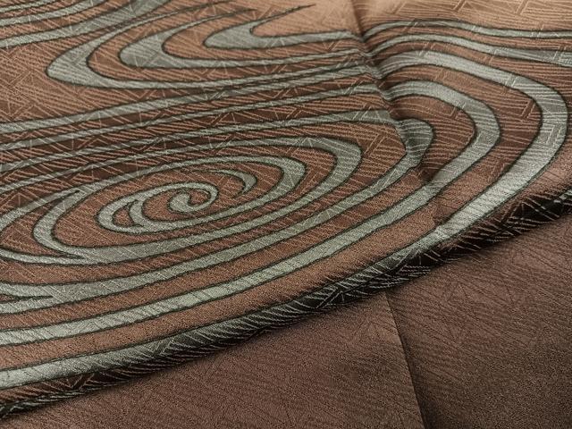 平和屋着物●染色作家　斉藤三才　訪問着　流水文　暈し染め　正絹　逸品　未使用　AABG2827ph