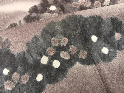 平和屋着物●絞り染色作家 藤井浩 訪問着 雲重ね文 暈し染め 正絹 逸品 AABG2834ph