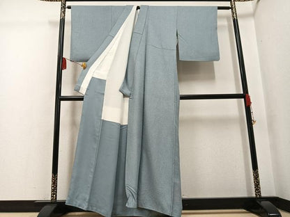 平和屋着物●上質な色無地 蕎麦切色 正絹 逸品 AABG2838ph