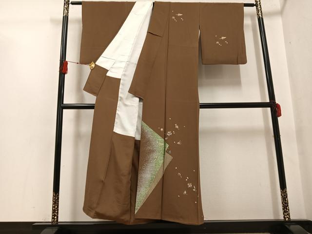 平和屋着物●訪問着 玩具文 金銀彩 正絹 逸品 AABG2840ph