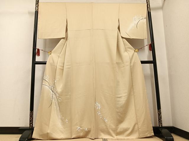 平和屋着物●訪問着 枝花文 暈し染め 正絹 逸品 未使用 AABG2845ph