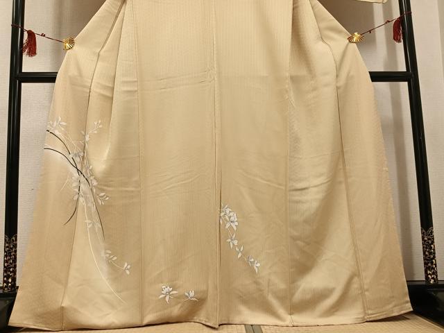 平和屋着物●訪問着 枝花文 暈し染め 正絹 逸品 未使用 AABG2845ph
