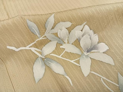 平和屋着物●訪問着 枝花文 暈し染め 正絹 逸品 未使用 AABG2845ph