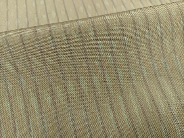 平和屋着物●上質な小紋 紬地 間道 正絹 逸品 AABG2856ph