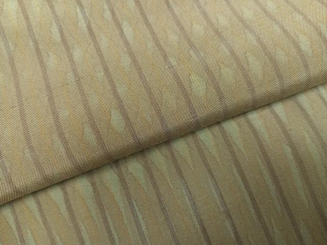 平和屋着物●上質な小紋 紬地 間道 正絹 逸品 AABG2856ph