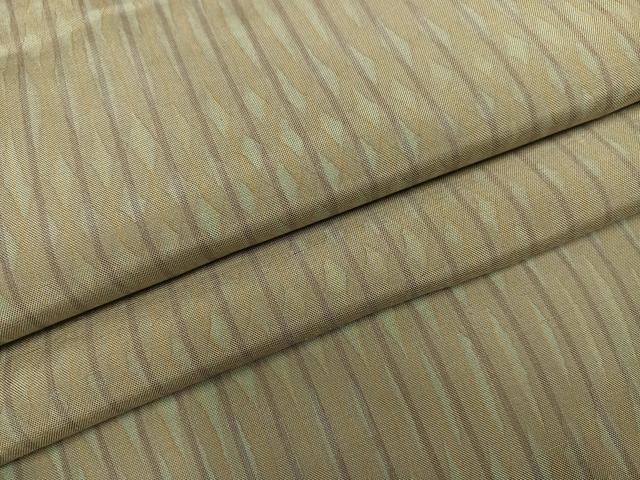平和屋着物●上質な小紋 紬地 間道 正絹 逸品 AABG2856ph