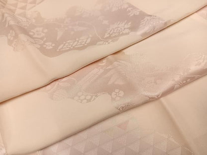 平和屋着物●長襦袢 袷 宝尽くし地紋 暈し染め 正絹 逸品 AABG2861ph