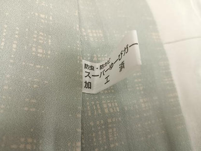 平和屋着物●長襦袢　無双仕立て　間道　正絹　逸品　AABG2866ph