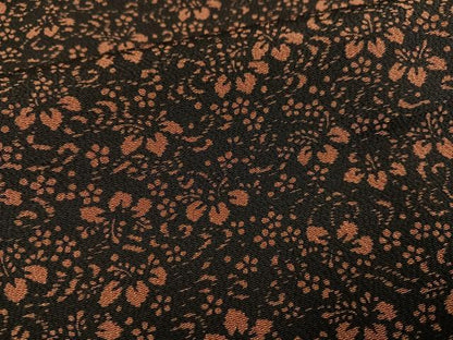 平和屋着物●訪問着 型染め 花青海波 鬼しぼ縮緬 正絹 逸品 AABG2869ph