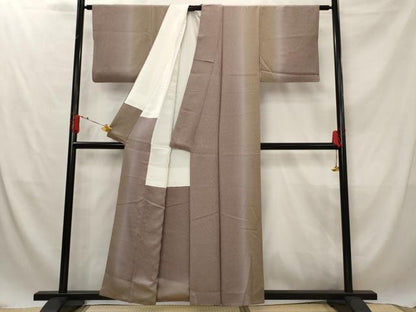 平和屋着物■上質な小紋 草葉文 暈し染め 正絹 逸品 AABG2887st