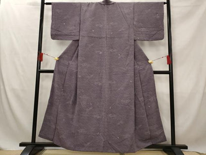 平和屋着物■上質な小紋 立波文 正絹 逸品 AABG2888st