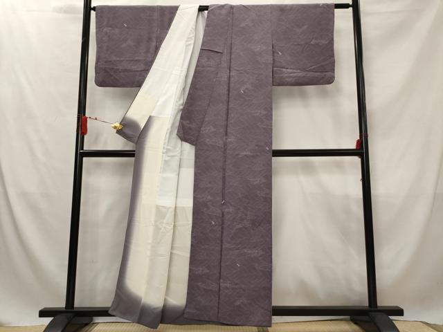 平和屋着物■上質な小紋 立波文 正絹 逸品 AABG2888st