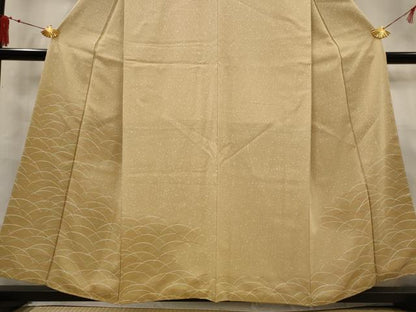 平和屋着物■訪問着　芝文　暈し染め　正絹　逸品　未使用　AABG2914st