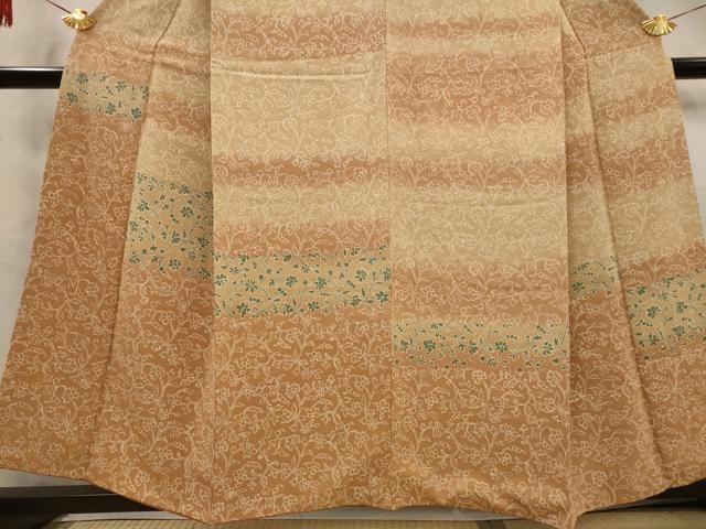 平和屋着物■訪問着 草花尽くし 暈し染め 正絹 逸品 AABG2927st