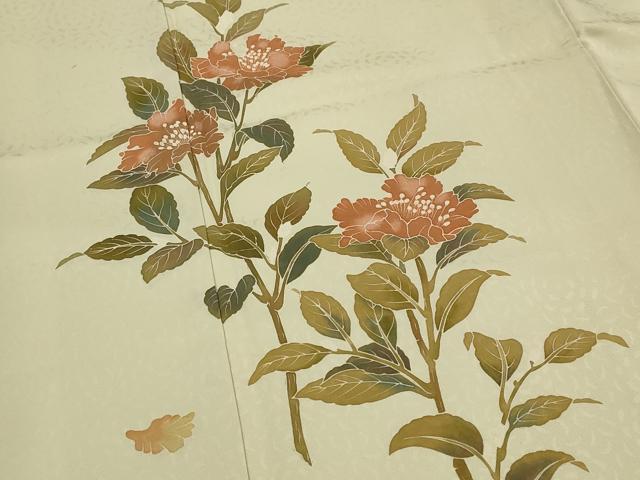 平和屋着物■訪問着 草花文 正絹 逸品 AABG2938st