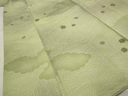 平和屋着物■上質な小紋 舞楓文 暈し染め 正絹 逸品 AABG2951st