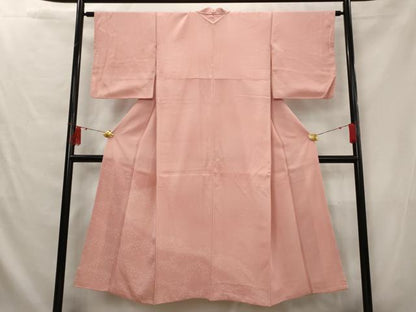 平和屋着物■色留訪問着　雲取り花文　暈し染め　正絹　逸品　AABG2954st