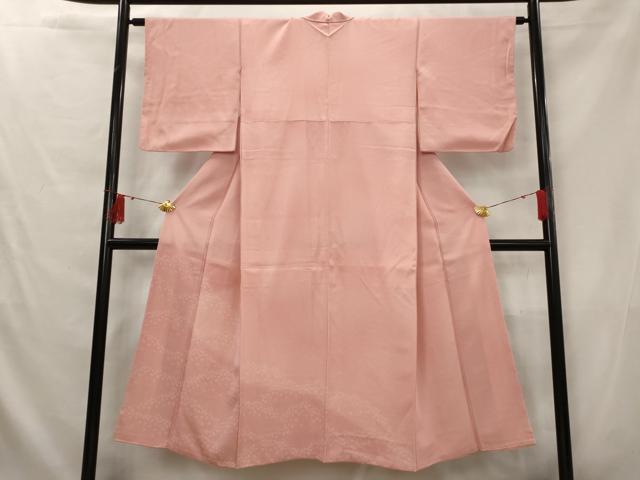 平和屋着物■色留訪問着　雲取り花文　暈し染め　正絹　逸品　AABG2954st