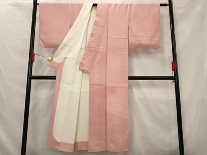 平和屋着物■色留訪問着　雲取り花文　暈し染め　正絹　逸品　AABG2954st