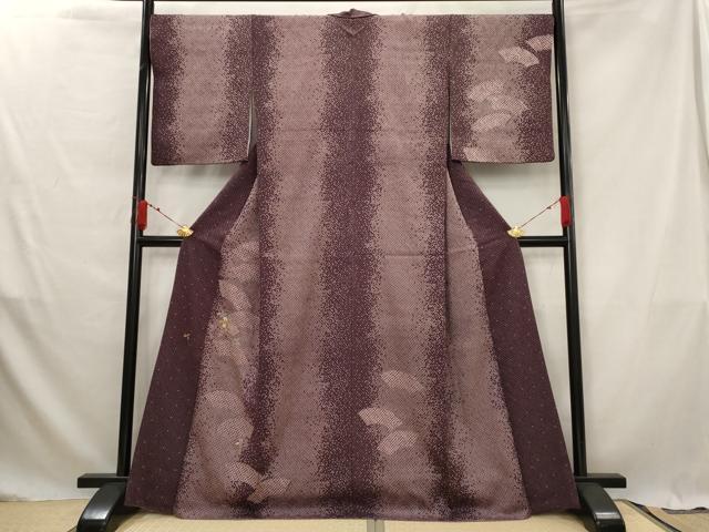 平和屋着物■訪問着　絞り　刺繍　地紙間道　金糸　ますいわ屋扱い　正絹　逸品　AABG2974st