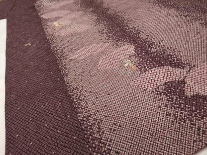 平和屋着物■訪問着　絞り　刺繍　地紙間道　金糸　ますいわ屋扱い　正絹　逸品　AABG2974st
