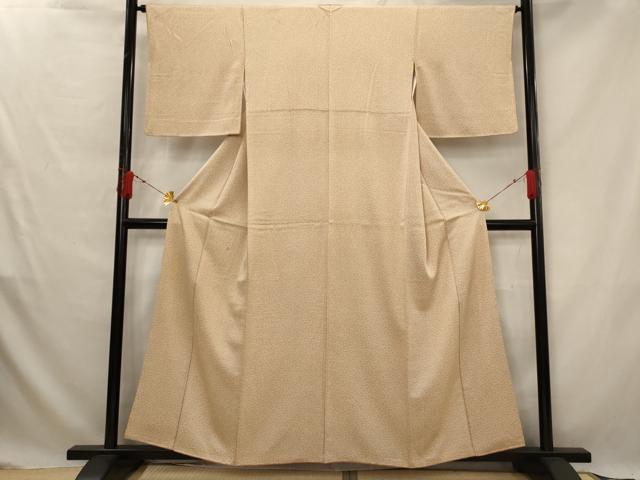 平和屋着物■上質な小紋 草葉づくし 正絹 逸品 AABG2987st