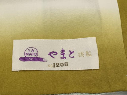 平和屋着物■訪問着　風景花文　やまと誂製　正絹　逸品　未使用　AABG2990st