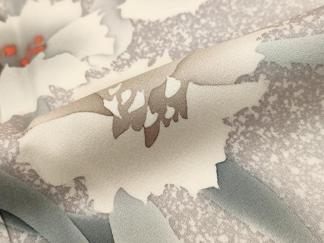 平和屋着物■訪問着　草花文　暈し染め　正絹　逸品　AABG2991st