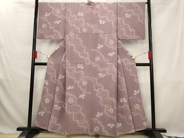 平和屋着物■上質な小紋 絞り 辻が花 正絹 逸品 AABG3002st