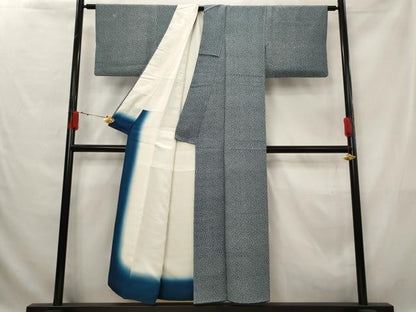 平和屋着物■上質な小紋　花尽くし　正絹　逸品　AABG3007st