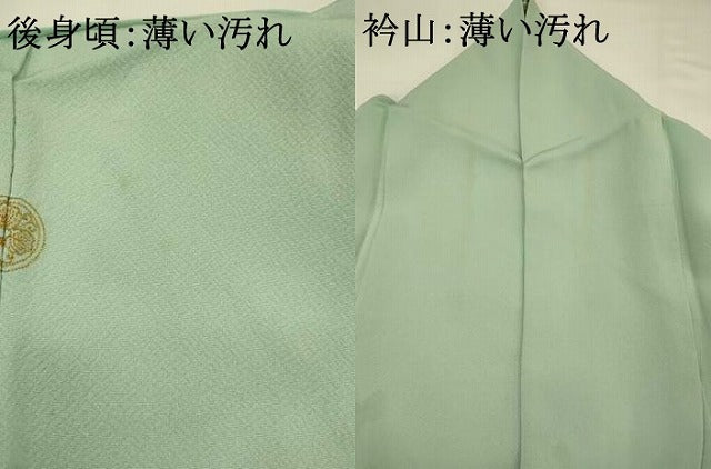 平和屋着物■豪華色留袖 刺繍 風景文 金銀糸 正絹 逸品 AABG3013st
