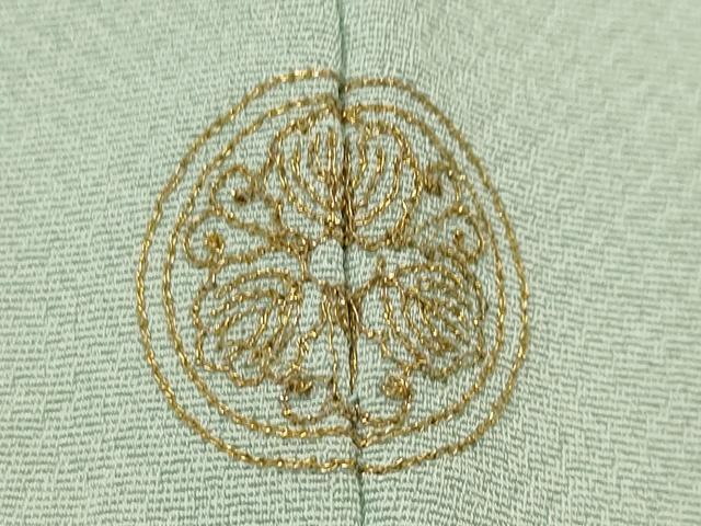 平和屋着物■豪華色留袖 刺繍 風景文 金銀糸 正絹 逸品 AABG3013st