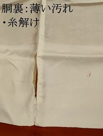 平和屋着物■上質な小紋 洋花文 正絹 逸品 AABG3016st
