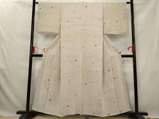 平和屋着物■上質な小紋　霰文　正絹　逸品　AABG3030st