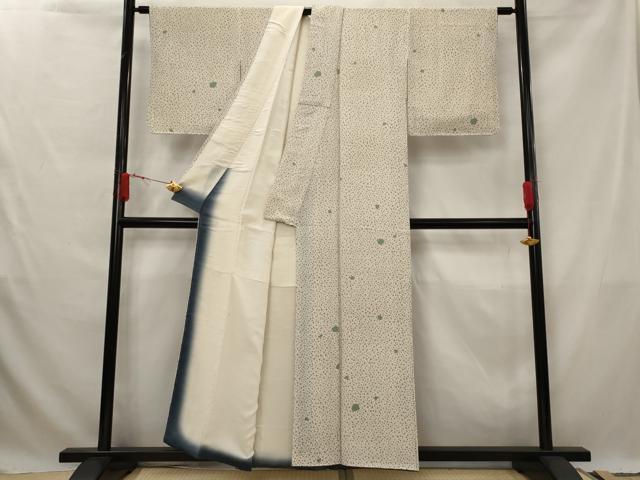 平和屋着物■上質な小紋　霰文　正絹　逸品　AABG3030st