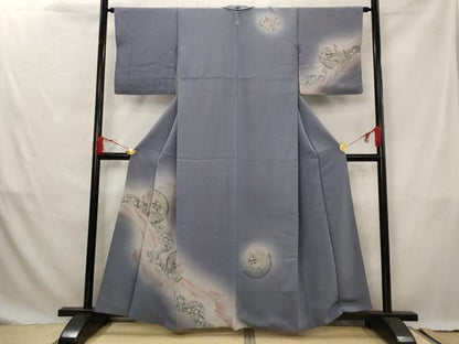 平和屋着物■訪問着　花鳥文　暈し染め　金彩　正絹　逸品　AABG3037st