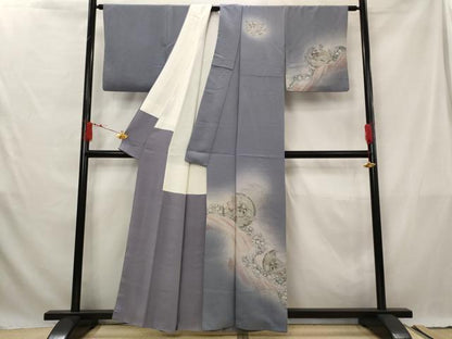平和屋着物■訪問着　花鳥文　暈し染め　金彩　正絹　逸品　AABG3037st