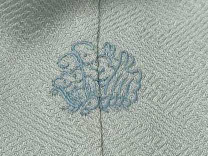 平和屋着物■訪問着　絞り　刺繍　流水草花文　金糸　金彩　正絹　逸品　AABG3047st
