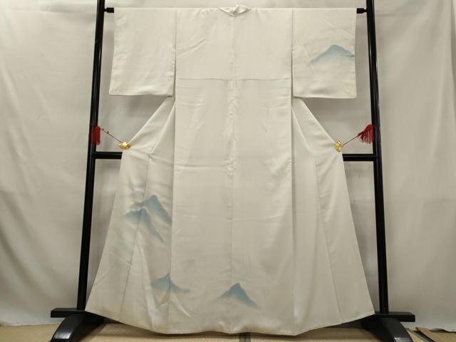 平和屋着物■訪問着　刺繍　遠山文　暈し染め　正絹　逸品　AABG3066st